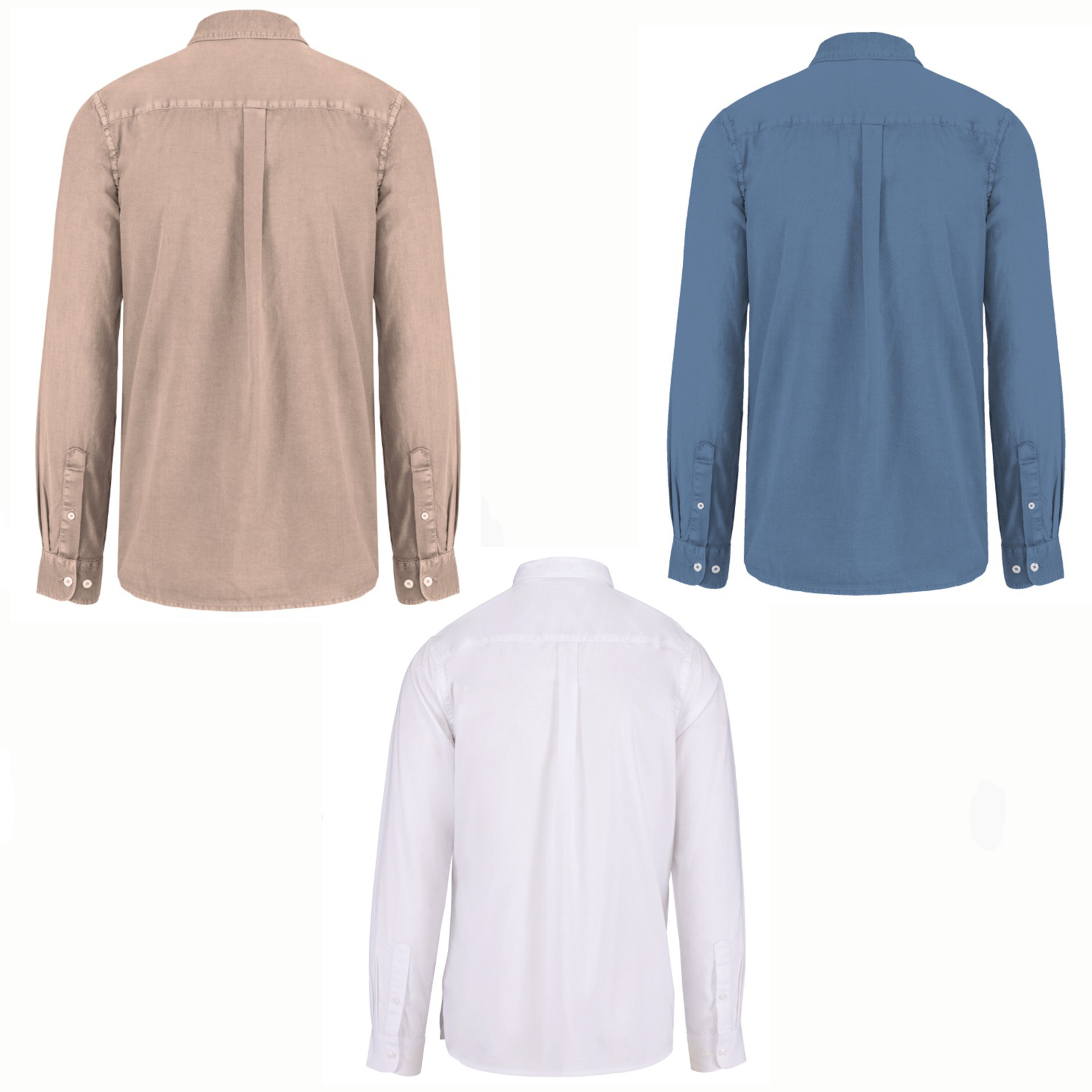 CAMISA ECORRESPONSABLE EFECTO LAVADO ML HOMBRE