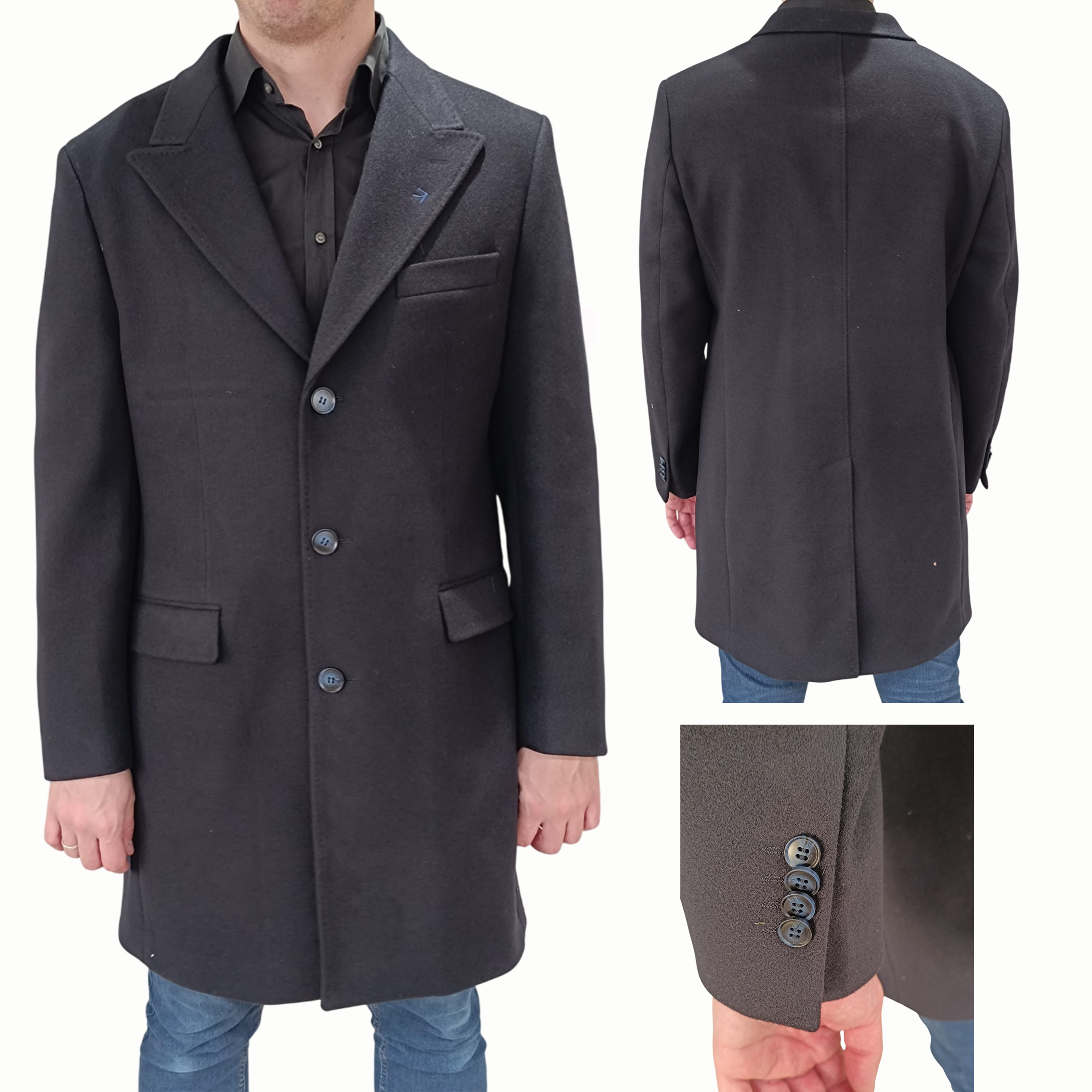 ABRIGO AZUL HOMBRE
