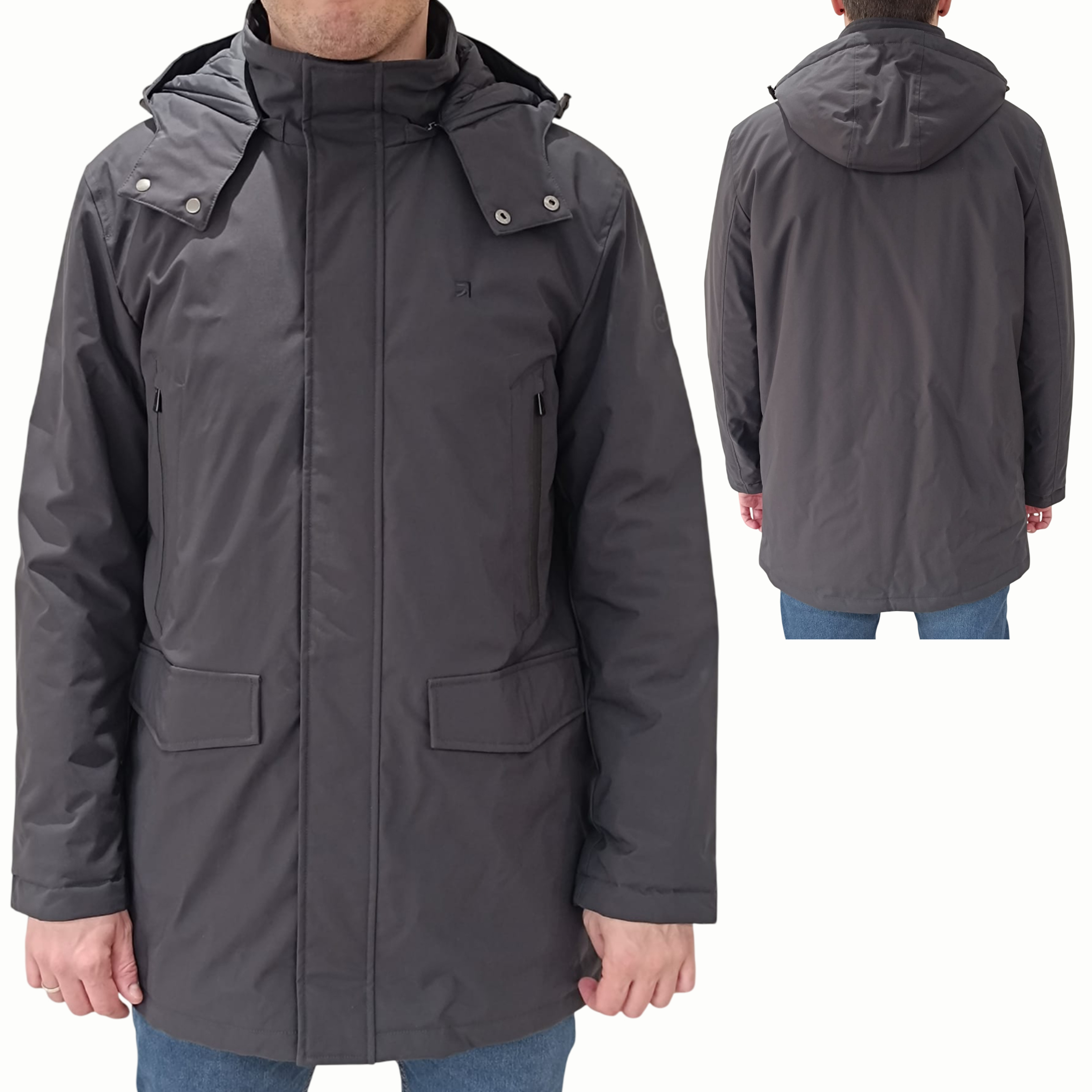 PARKA AZUL HOMBRE