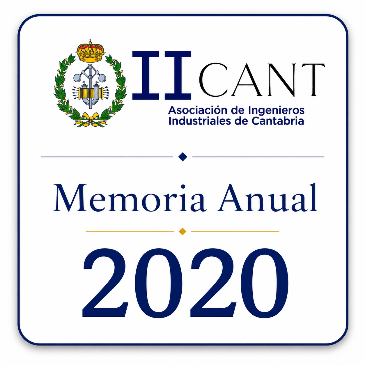 Memoria Anual 2020 del Colegio Oficial de Ingenieros Industriales de Cantabria