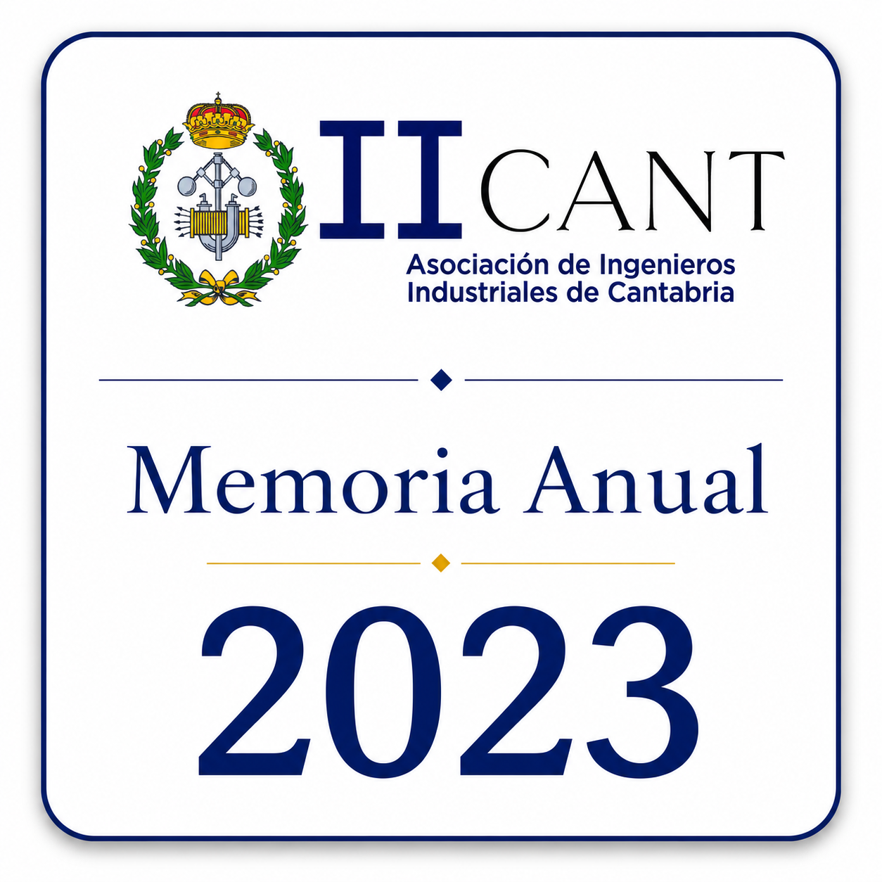 Memoria Anual 2023 del Colegio Oficial de Ingenieros Industriales de Cantabria